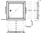 Preview: Revisionstür Energie Solid 200 x 200mm, luft-, staubdicht, und gedämmt